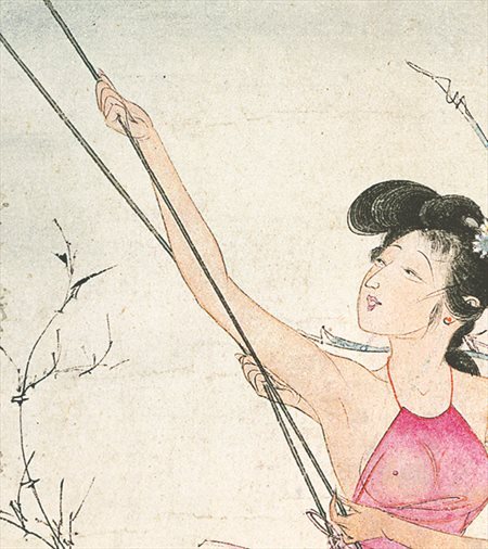 望奎-胡也佛的仕女画和最知名的金瓶梅秘戏图